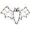 15" Lighted Bat Halloween Window Silhouette Decoration